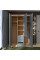 Шкаф трехдверный Нордик-1400 Графит + Дуб крафт золотой Эверест