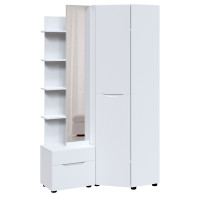 Передпокій кутовий Аякс 656/1156х376х2000 мм Німфея альба 32689 Master-Form