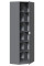 Шкаф кутовий з дзеркалом Тетріс 620х376х2000 Антрацит 33062 Master-Form