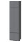 Шафа з ящиками Брайт 600х520х2400 мм Антрацит (31594) Master-Form