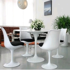 Комплект стол Тюльпан дом. 80 см и 4 стула Тюльпан SDM Group