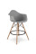 Стул высокий барный серый Тауэр Вуд Eames SDM Group