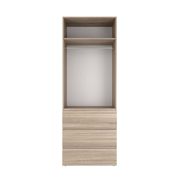 Шкаф распашной 2 Light Дуб Сонома Art In Head