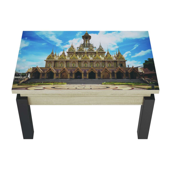Стол-трансформер B-Fly PRINT 18 Дуб сонома/Венге Art In Head