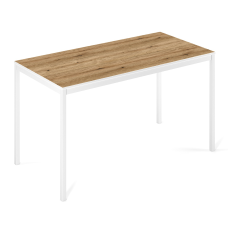 Письменный стол Brevity Loft standart 1400х750х670 Дуб Эвок/Белый металл Art In Head