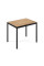 Письменный стол Brevity Loft mid 900х750х670 Крафт золотой/Черный металл Art In Head