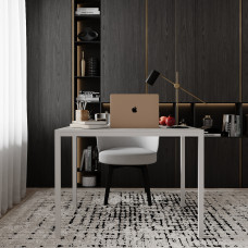 Письменный стол Brevity Loft mid 900х750х670 Ателье светлый/Белый металл Art In Head