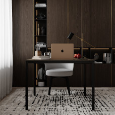 Письменный стол Brevity Loft mid 900х750х670 Дуб винтаж оксид/Чёрный металл Art In Head