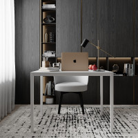 Письменный стол Brevity Loft mid 900х750х670 Белый бриллиант/Белый металл Art In Head