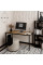 Письменный стол Brevity Loft standart 1400х750х670 Крафт золотой/Черный металл Art In Head