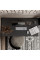 Письменный стол Brevity Loft 1400х750х670 Графит/Черный металл Art In Head