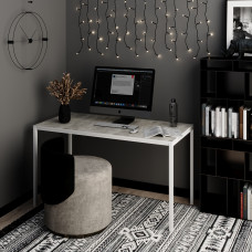 Письменный стол Brevity Loft standart 1400х750х670 Ателье светлый/Белый металл Art In Head