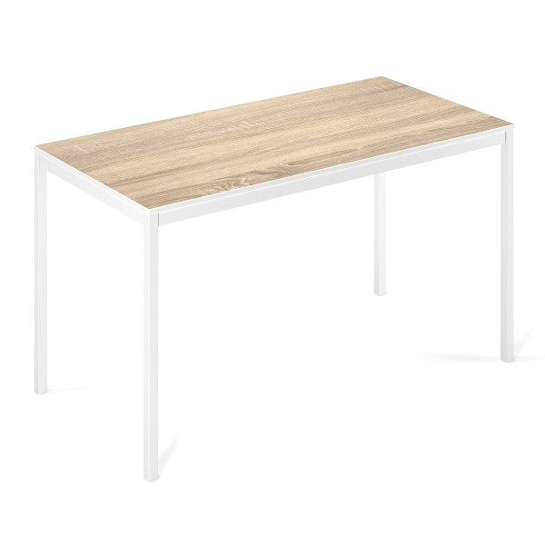 Письменный стол Brevity Loft 1400х750х670 Дуб сонома/Белый металл Art In Head