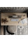Письменный стол Brevity Loft 1400х750х670 Дуб сонома/Белый металл Art In Head