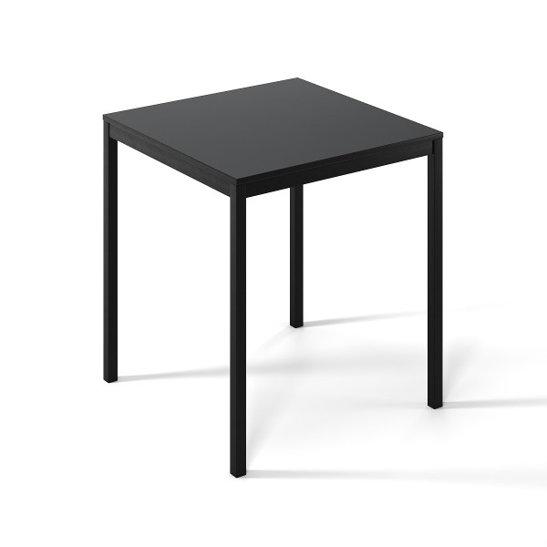 Обеденный стол Brevity Loft 670х750х670 Графит/Черный металл Art In Head