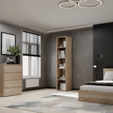Пенал открытый Light 400х500х2200 Дуб Сонома Art In Head