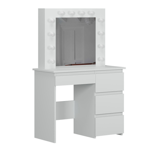 Стол туалетный Beauty 940х430х1400 Белый бриллиант Art In Head
