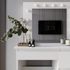 Стол туалетный Beauty 940х430х1400 Белый бриллиант Art In Head