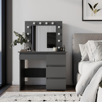 Стол туалетный Beauty 940х430х1400 Графит серый Art In Head
