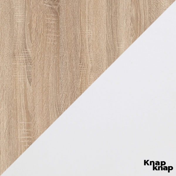 Стол-комод трансформер Shiron-Jumbo Белый и Дуб сонома Knap Knap