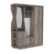 Передпокій Люкс-купе LUX, Дуб Сонома Трюфель, 1600/400/2100 Континент
