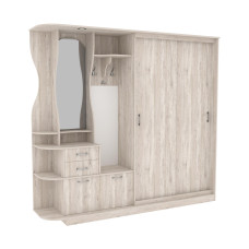 Передпокій Люкс-купе LUX, Самоа Димчастий, 2200/500/2100 Континент