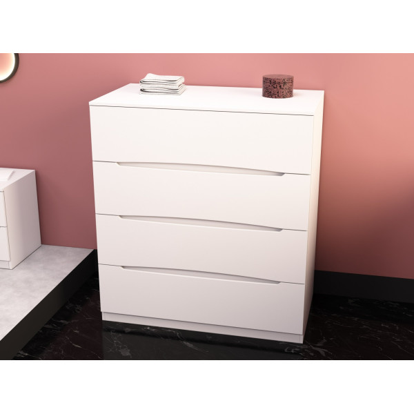 Комод Дельта №1, Білий, 1090/610/1200 Континент