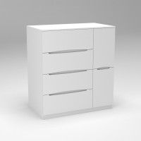 Комод Дельта №2, Білий, 1090/610/1200 Континент