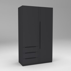 Шафа Дельта 1, Антрацит, 1200х550х2100 Континент