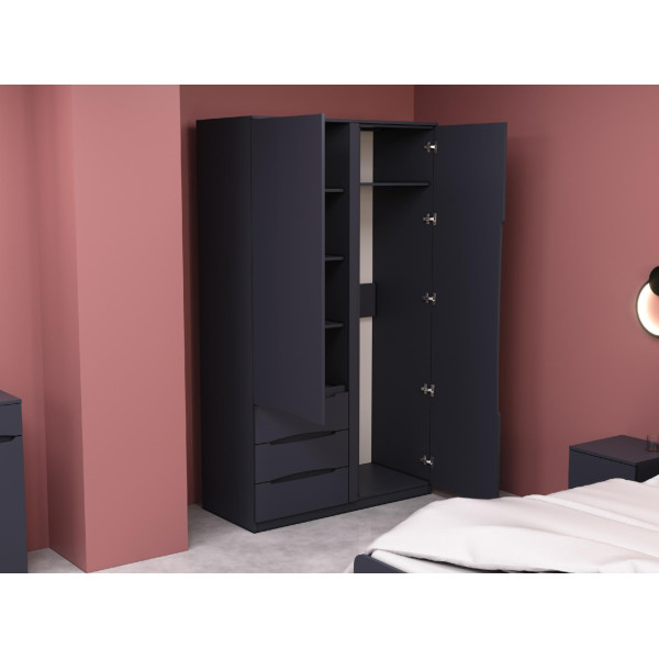 Шафа Дельта 1, Антрацит, 1200х550х2100 Континент