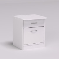 Тумба приліжкова Діана, Білий, 400/400/470 Континент