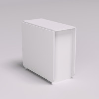 Стіл-тумба №3, Білий, 1750х800х750 Континент