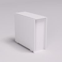 Стіл-тумба №1, Білий, 1750х800х750 Континент