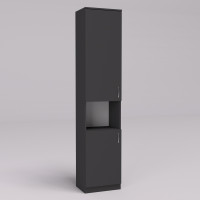 Шафа офісна ОПК-1, Антрацит, 450/340/2100 Континент