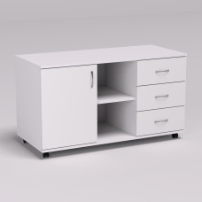 Тумба офісна ТМО-1, Білий, 1100/480/620 Континент