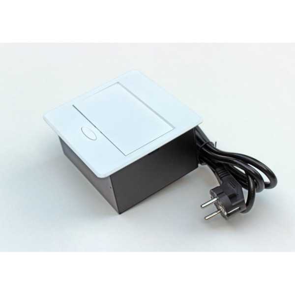 Настольная розетка 1R+USB+Type-C белая Лофт Дизайн