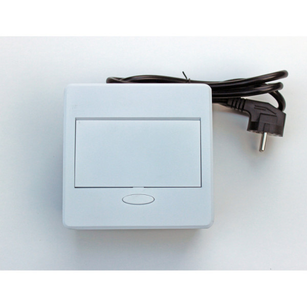 Настольная розетка 1R+USB+Type-C белая Лофт Дизайн