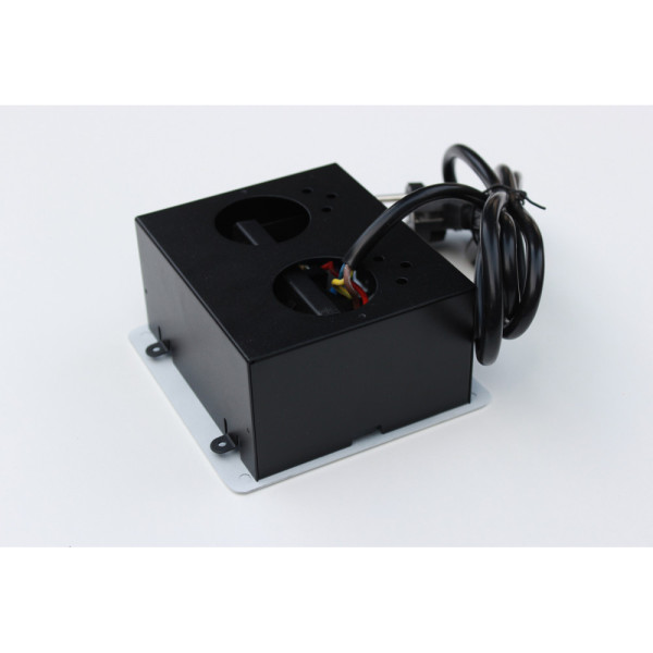 Настольная розетка 1R+USB+Type-C белая Лофт Дизайн