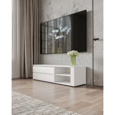 Тумба під телевізор з дверцятами TV Т-205 Білий Moreli