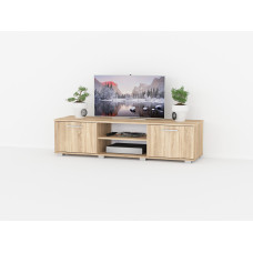 Тумба під телевізор у вітальню, тумба під ТВ, TV GT-0106 Дуб Сонома Moreli