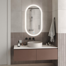 Зеркало с LED-подсветкой для гостиной или ванной Лион 1500×700 Moreli