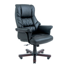 Кресло Richman Конгресс Вуд M-2 Широкий (Anyfix Wide) Черный Richman