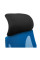Крісло Профі Пластик Піастра Сітка чорна + синя Richman