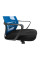 Кресло Профи Пластик Пиастра Сетка черная + синяя Richman