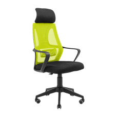 Кресло Профи Пластик Пиастра Сетка черная + зеленая Richman