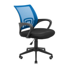Кресло Спайдер Ю Пластик Пиастра Сетка черная + синяя Richman