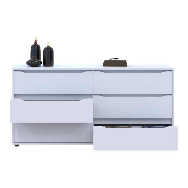 Комод Глобус Білий 160х48х78 Doros