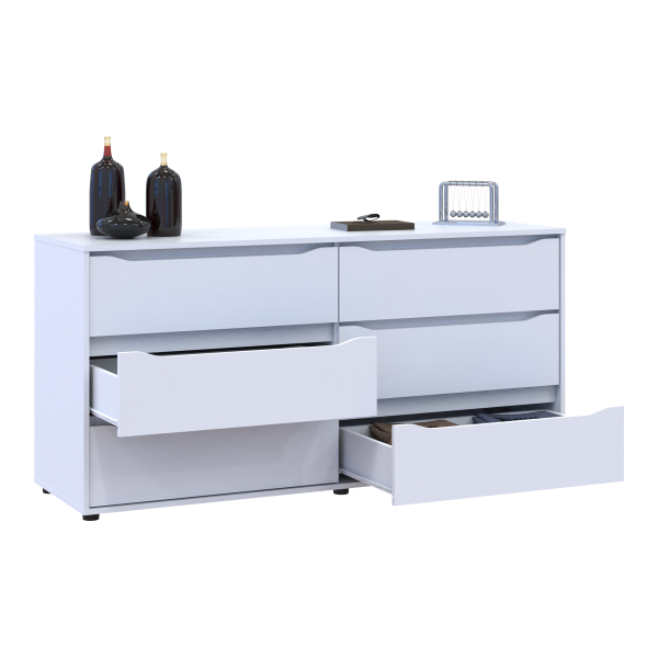 Комод Глобус Білий 160х48х78 Doros