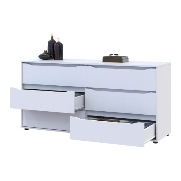 Комод Глобус Білий 160х48х78 Doros