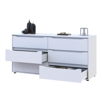 Комод Глобус Белый 160х48х78 Doros